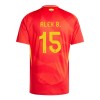 Original Fußballtrikot Spanien Alex Baena 15 Heimtrikot EURO 2024 Für Herren